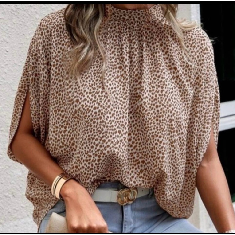 VICI Leopard Print Blouse
